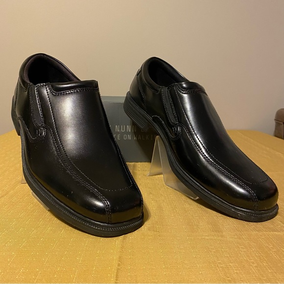 NWT NUNN BUSH slip resistant comfortable walking shoes black size 13 W - Picture 1 of 7